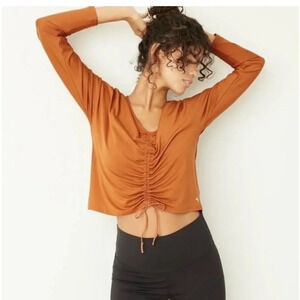 JoyLab Rouched Front Top